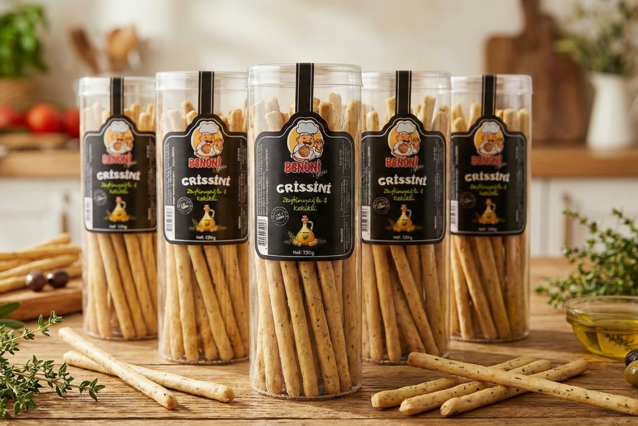 Zeytinyağlı ve Kekikli Grissini